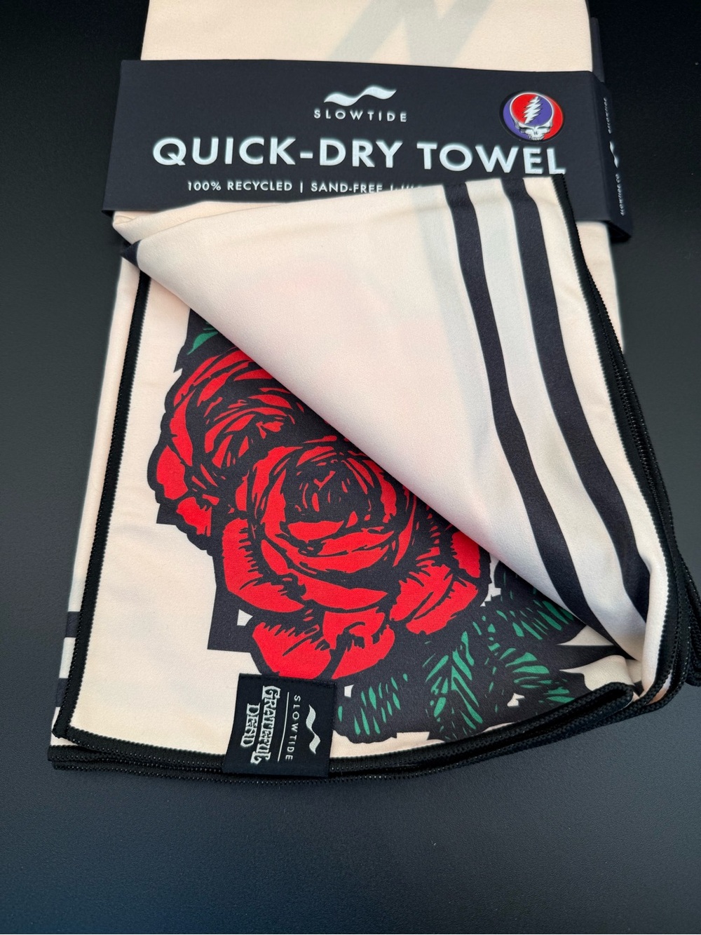 Slowtide Grateful Dead Deadhead Quick-Dry Beach Towel - Picture 3 of 6